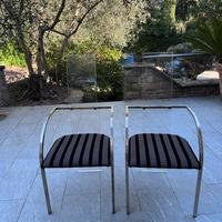 coppia sedie modernariato
