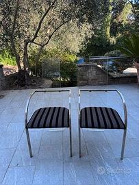 coppia sedie modernariato