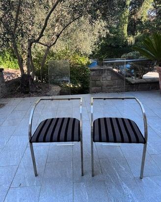 coppia sedie modernariato