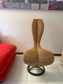 Poltrona Cappellini in vimini