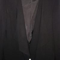 Giacca in crepella nera camaieu