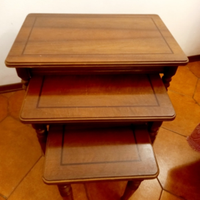 3 tavolini d'arredamento a scomparsa