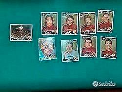 Set 9 figu Roma album calciatori panini 2004/05