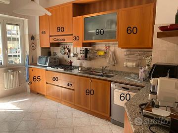 Cucina componibile completa di elettrodomestici