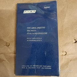 Manuale tecnico FIAT inglese italiano 