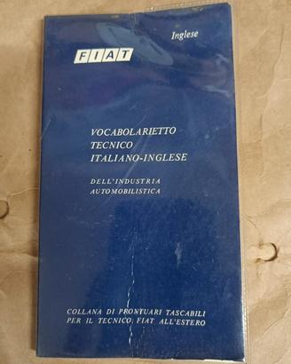 Manuale tecnico FIAT inglese italiano 