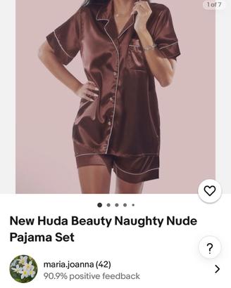 Huda beauty pajamas