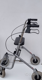 Deambulatore Rollator con Seduta e Cestino - Piegh
