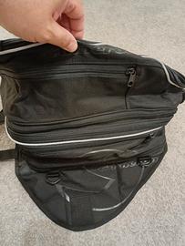 borsa moto con calamite e ganci