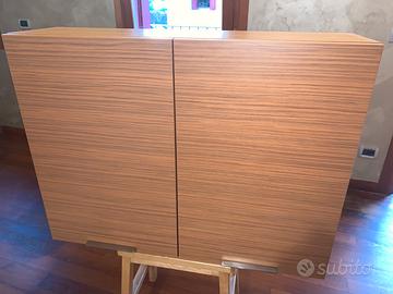 Coppia pensili legno Bagno - Soggiorno - Cucina