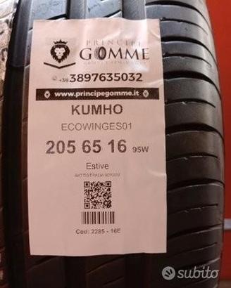 2 gomme 205 65 16 kumho a2285