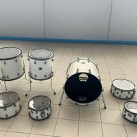 YAMAHA Oak Custom X white sparkle