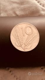 Moneta da 10 lire anno 1954
