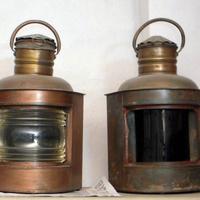 lampade di via navali autentiche