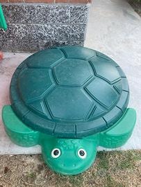 Tartaruga sabbia bambini