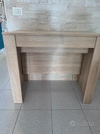 Consolle allungabile 90-240 cm -Rovere chiaro