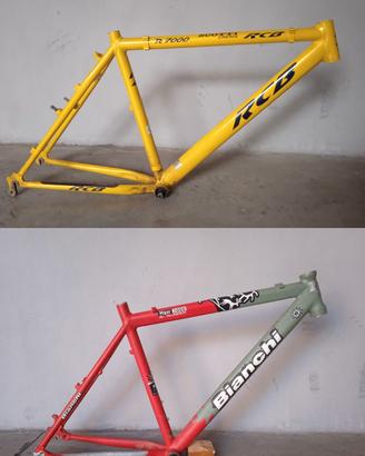 TELAI MTB ruote 26 e BDC acciaio