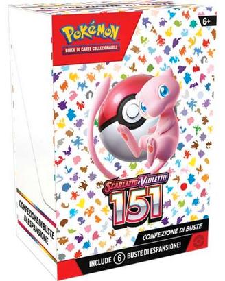 Pokemon 151 Booster bundle (6 bustine) + charizard