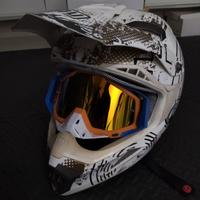 Casco motocross AGV taglia M + maschera