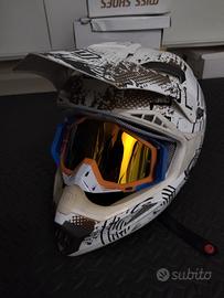 Casco motocross AGV taglia M + maschera