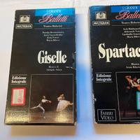 I grandi balletti 2 vhs spartacus e giselle