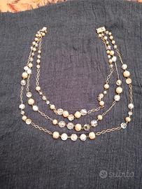 Collana vetro di murano, vintage