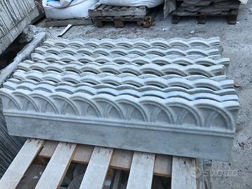 Cordoli per giardino orto in cemento