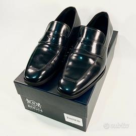 “BOGGI Milano” Mocassini Neri Uomo Tg. 40.5 NUOVI