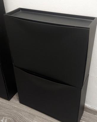 Stock 14 Scarpiere Modulari Nere – Salvaspazio e S