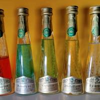 5 bottiglie mignon "Casoni" vintage da collezione