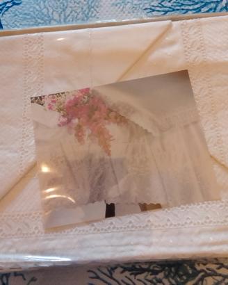 Parure matrim. cm 240 x 290 pizzo San Gal