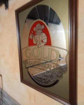 SPECCHIO/QUADRO DEDICATO ALLA BIRRA DI  KANTERBRAU