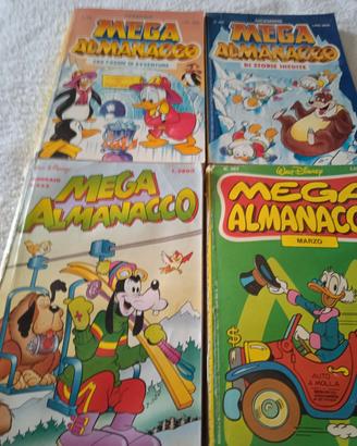 MEGA ALMANACCO 4pz . Anni 1987- 1990 (2pz)- 1992