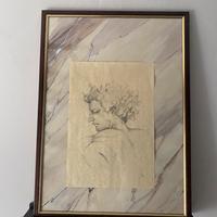 Quadro Profilo Maschile in Stile Classico