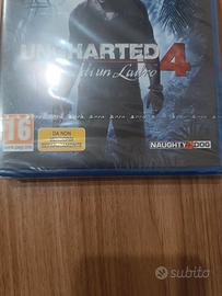 videogioco PS4 UNCHARTED 4 NUOVO