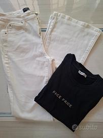 completo donna jeans e tiscirt M