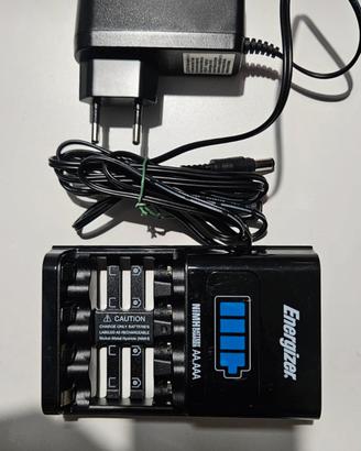 Caricabatterie Energizer carica rapida 1 ora 