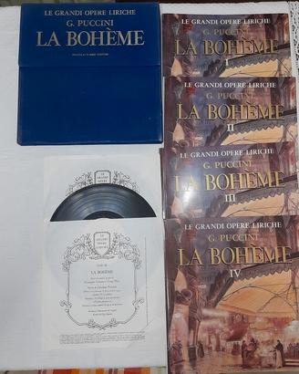 dischi in vinile la Boheme