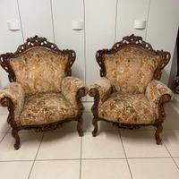 Poltrone in stile barocco