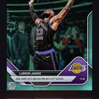 Nba topps collect digital Lebron James