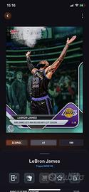 Nba topps collect digital Lebron James