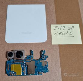 SAMSUNG Z FLIP 5 SCHEDA MADRE 512GB + BACK COVER 