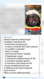  impianto completo professionale 