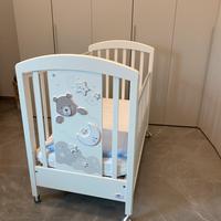 Lettino Teodoro Cuoricini+ materasso sfoderabile