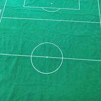 Campo subbuteo con decorazioni