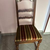 Sedie in velluto vintage