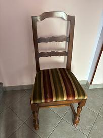 Sedie in velluto vintage