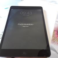 Tablet apple iPad air2 mini  nero bloccato