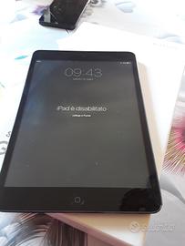 Tablet apple iPad air2 mini  nero bloccato