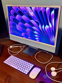 iMac M3 10 core 4 porte touchID come nuovo